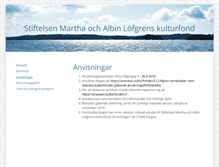 Tablet Screenshot of lofgren.fi